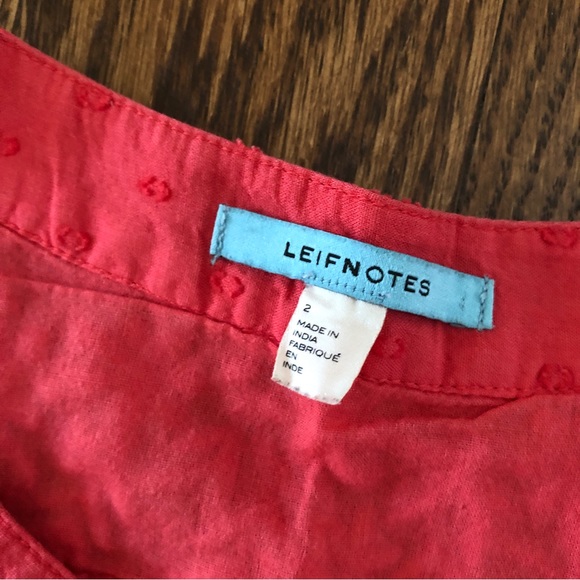 Embroidered Pink Maternity Blouse - Picture 3 of 4